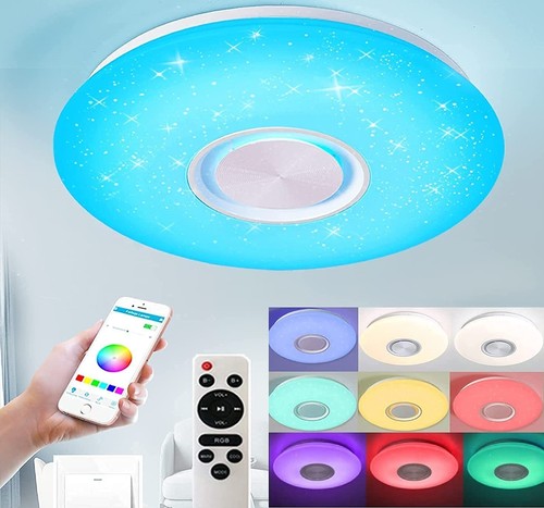 Plafoniera led rgb con - rgb, cassa