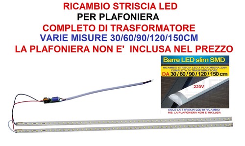 Ricambio striscia led 220v - 220v, a