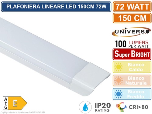 Plafoniera lineare led - plafoniera,