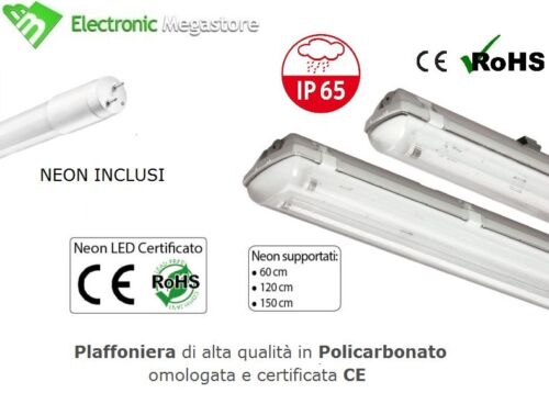 Plafoniera stagna completa - stagna,