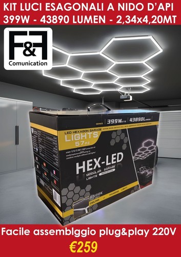 Luci led esagonali - led, da
