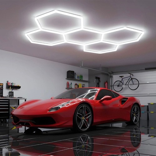 Luci led esagonali soffitto - led,