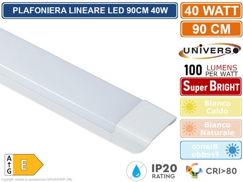 Plafoniera lineare led - lineare,