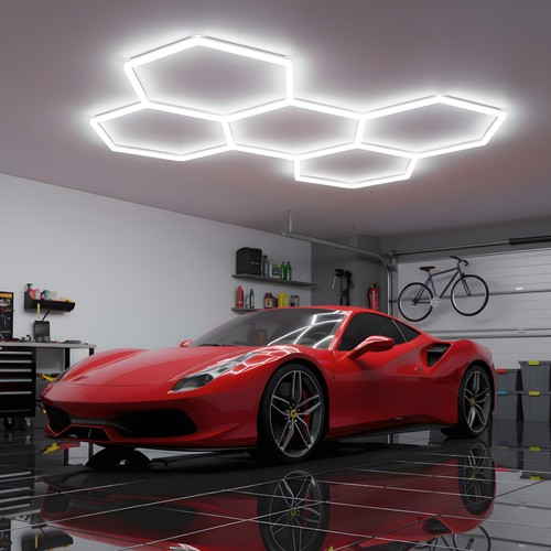 Luci led esagonali - led, soffitto